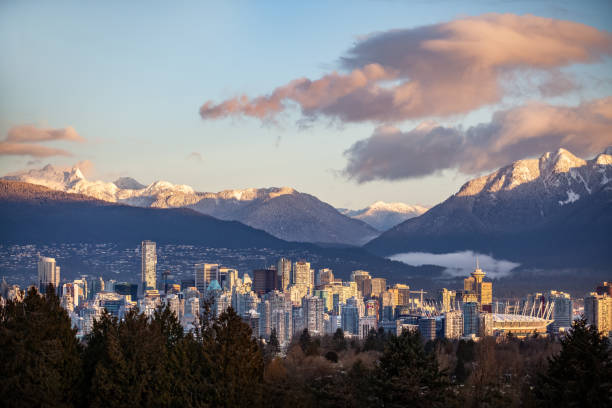istock Wide angle view of downtown Vancouver 1157634972