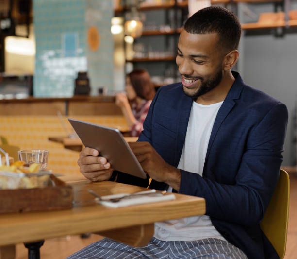 istock Businessman in cafe 1157636382