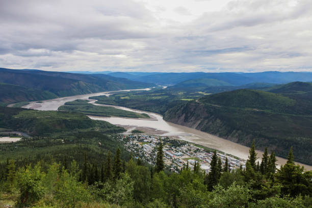 istock Dawson City's Midnight Dome Viewpoint 1157640215