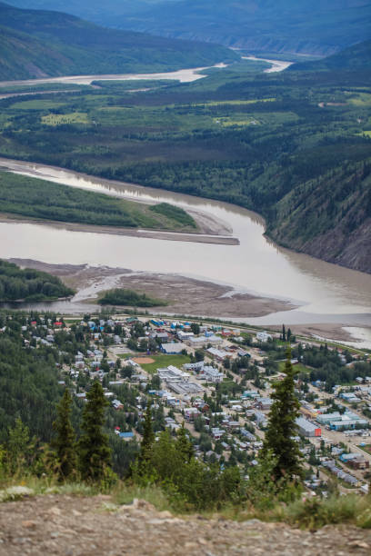 istock Dawson City's Midnight Dome Viewpoint 1157640269