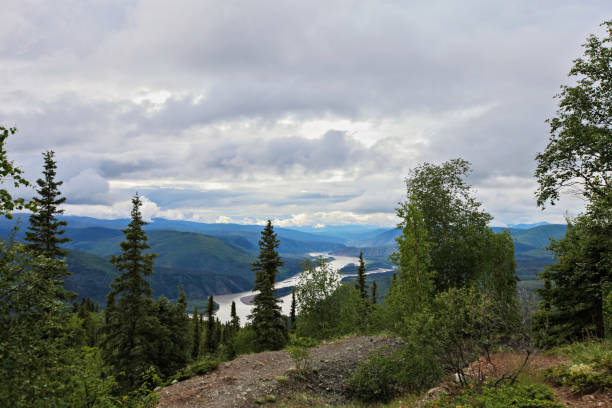 istock Dawson City's Midnight Dome Viewpoint 1157640286