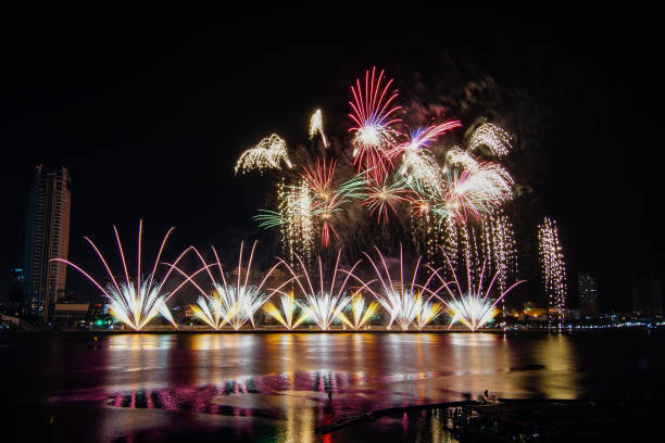 istock Da Nang international fireworks festival which is held for every year. 1157684321
