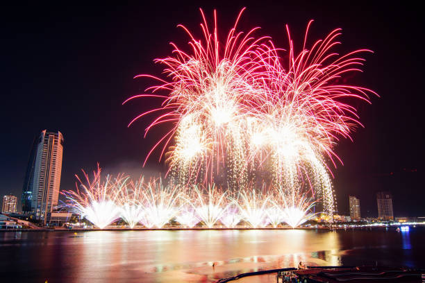 istock Da Nang international fireworks festival which is held for every year. 1157684324
