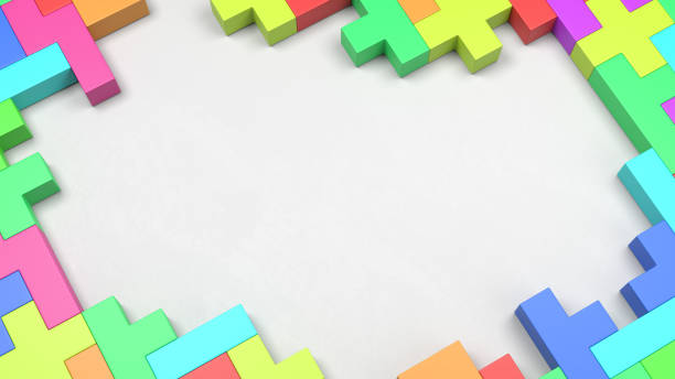 istock Colorful Blocks Combined on White Background 1157688440