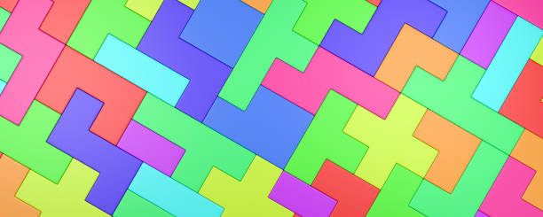 istock Colorful Blocks Combined, 3D Background 1157688498