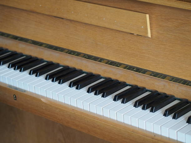 istock Playing music with piano instrument 1157690253