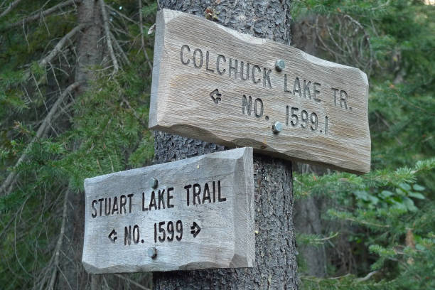 istock Hiking Trail Signs 1157691139