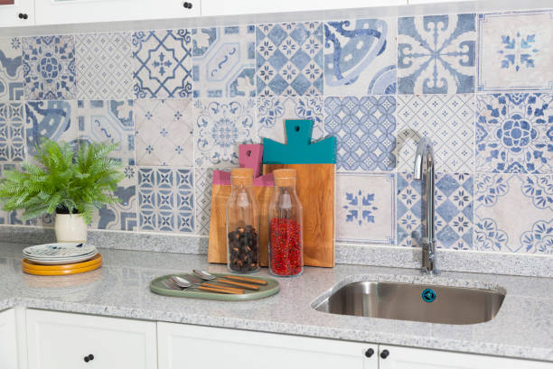 istock Stainless kitchen sink and Tap water in the kitchen. 1157696362