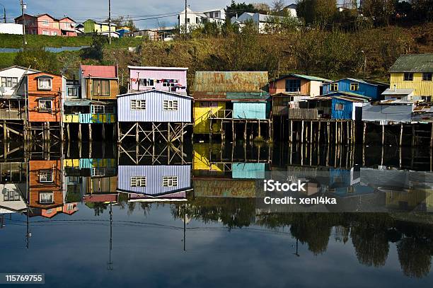 Palafito Houses Above The Water In Castro Chiloe Chile Stock Photo - Download Image Now