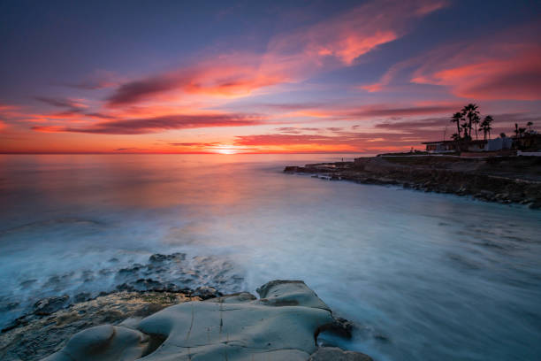 Long Exposure Sunset at Las Gaviota, Mexico
