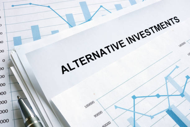 istock Documents about Alternative investments with financial charts. 1157707805