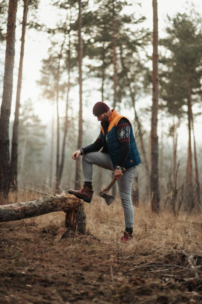 istock 30-40 years old man hiker in the forest 1157709951