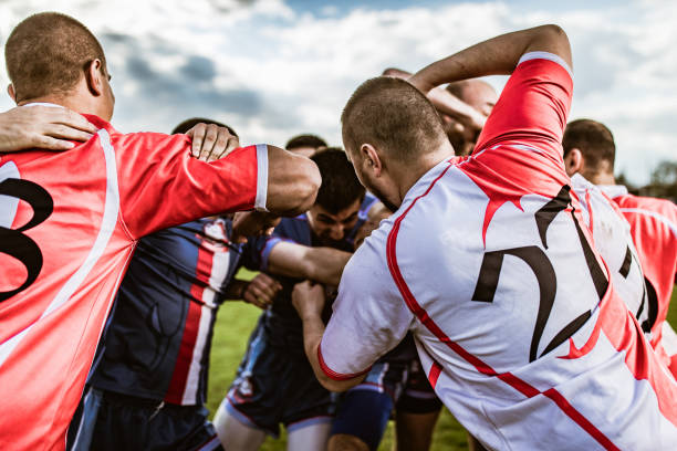 istock Fist fight on sports match! 1157721607