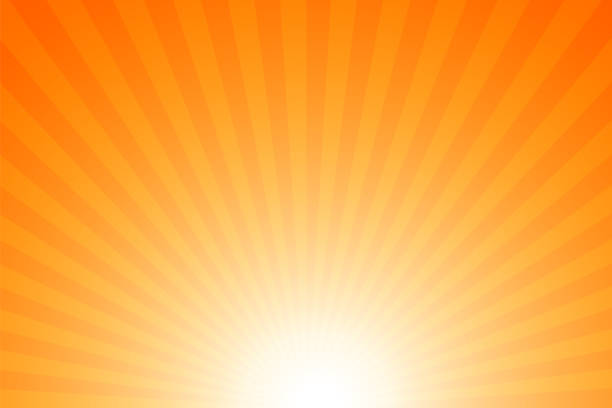 sonnenstrahlen: helle strahlen hintergrund - summer backgrounds sunbeam celebration stock-grafiken, -clipart, -cartoons und -symbole