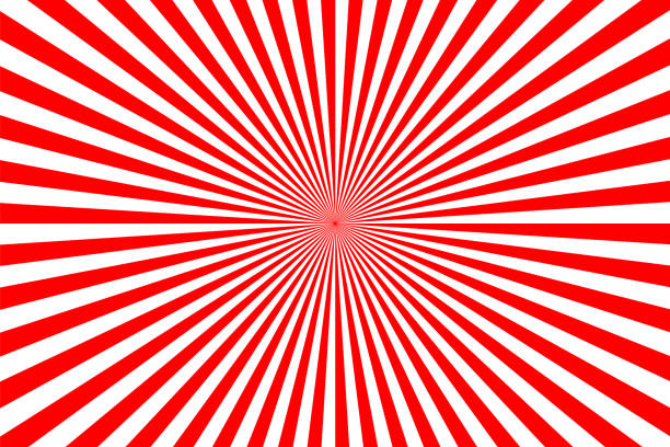 abstrakcyjne malejące tło perspektywy - illusion backgrounds red abstract stock illustrations