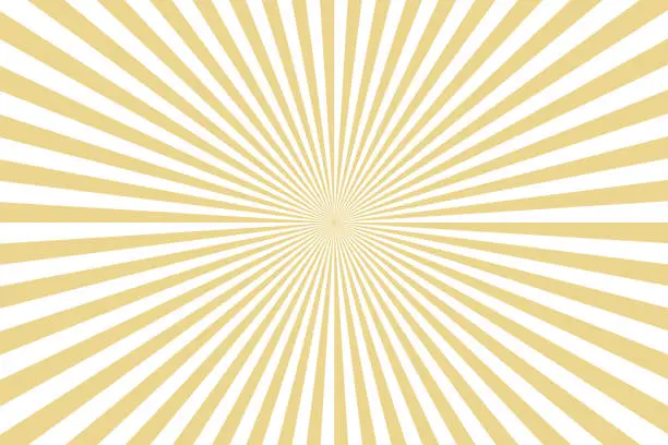 Vector illustration of Sunbeams: gold rays background