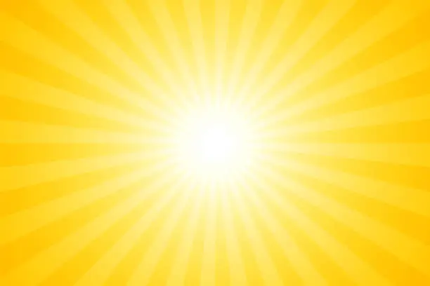 Vector illustration of Sunbeams: Bright rays background