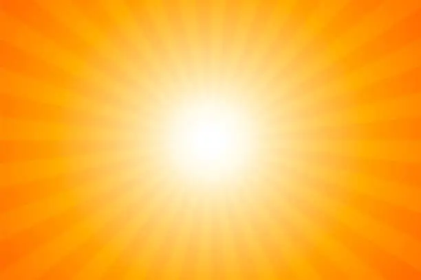 Vector illustration of Sunbeams: Bright rays background