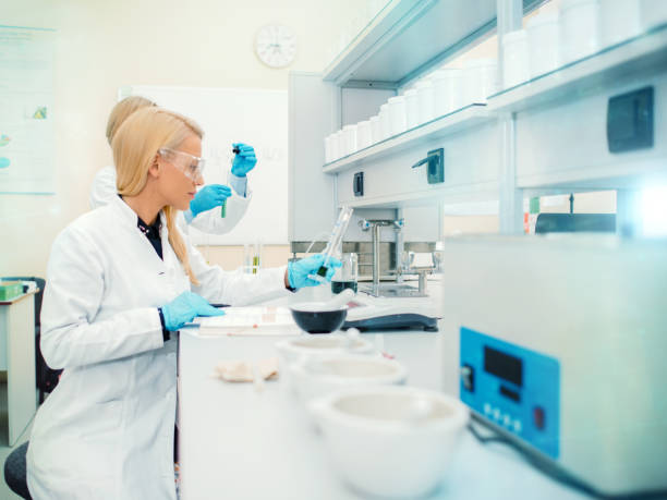 istock Female scientist working in the laboratory 1157723346