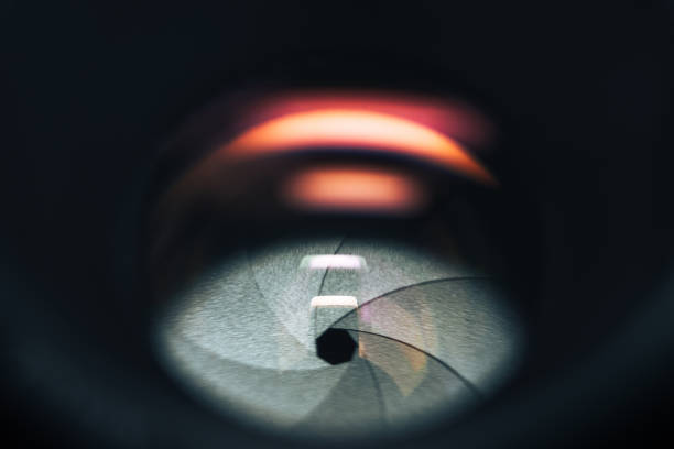 istock Close up Beautiful Camera Lens background. Macro view. 1157725529