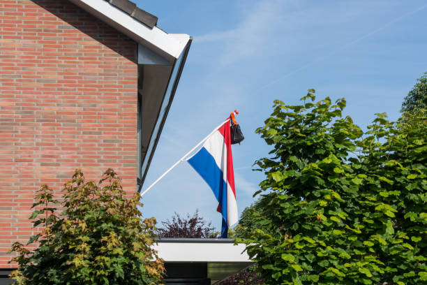 istock Succeeded: The flag may be out in the lake! 1157727159