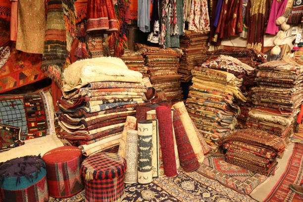 istock Turkish Traditional Carpets in Goreme, Nevsehir, Turkey 1157728990