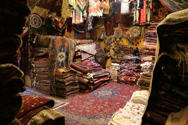 istock Turkish Traditional Carpets in Goreme, Nevsehir, Turkey 1157729007