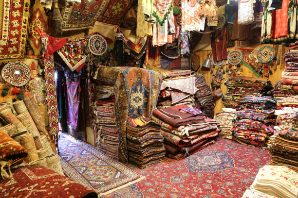 istock Turkish Traditional Carpets in Goreme, Nevsehir, Turkey 1157729009