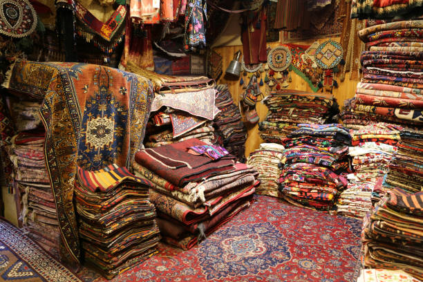 istock Turkish Traditional Carpets in Goreme, Nevsehir, Turkey 1157729011