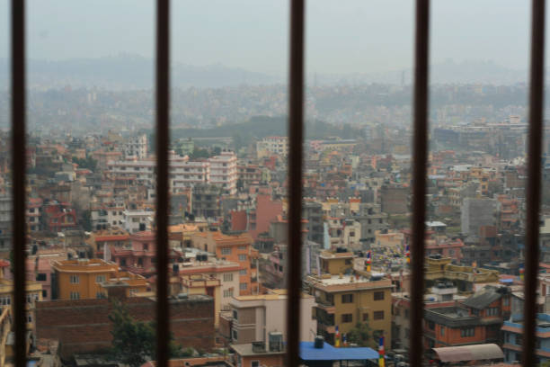 istock Nepal, Kathmandu Many buildings in the foreground 1157729875