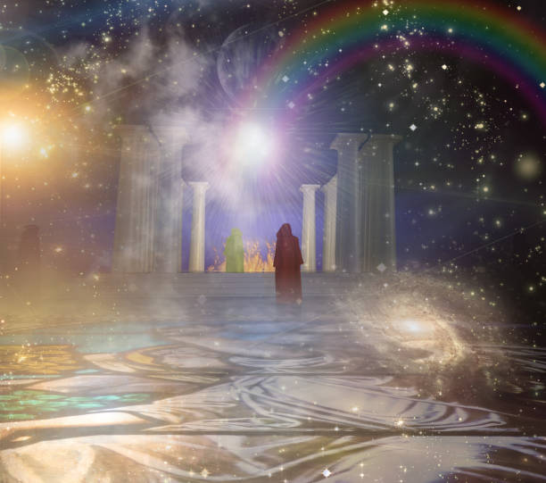 istock Temple in spiritualy based composition 1157731602
