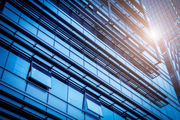 istock Modern buildings in urban skyscrapers, 1157733994