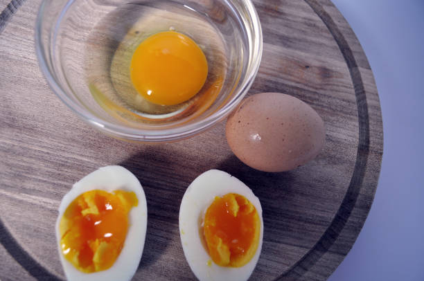 istock different types of eggs - raw, inshell, boiled, fried on a wooden background 1157737865