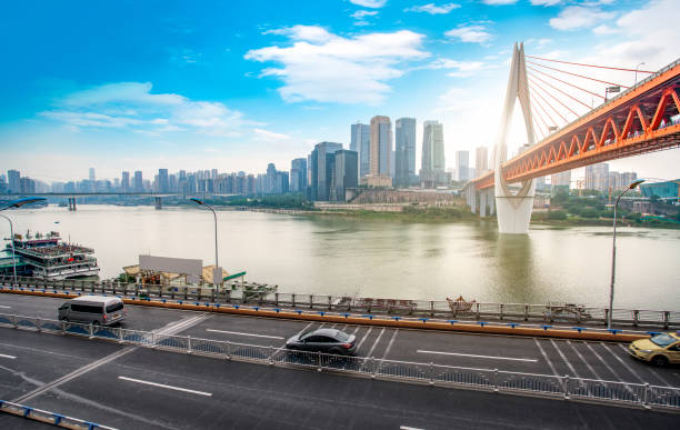 istock Chongqing Bridge and Urban Architectural Landscape Skyline 1157738065