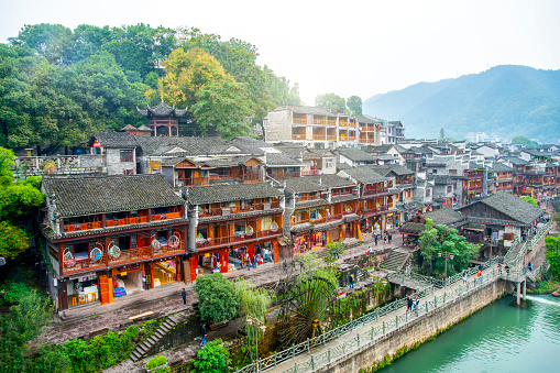 Miao Residence in Fenghuang Ancient Town, Hunan Province, China