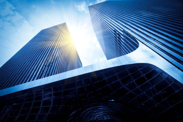 istock Modern buildings in urban skyscrapers, 1157742539