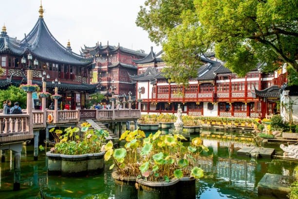 istock Traditional architecture in Town God's Temple, Shanghai 1157742685