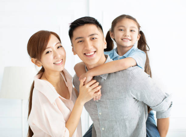istock Happy family and child having fun together 1157742742