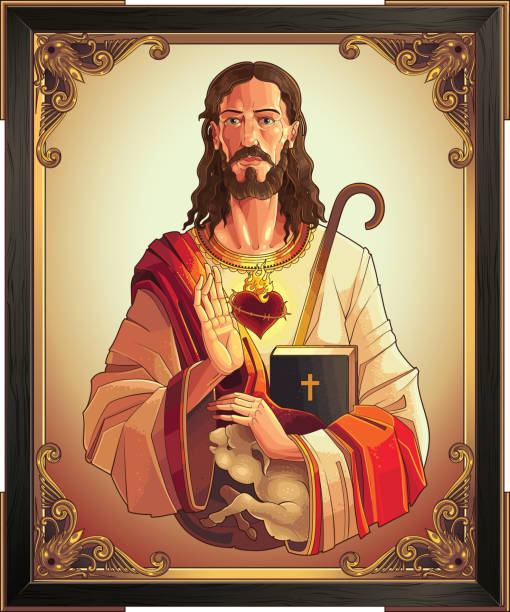 jezus chrystus - rio de janeiro christ the redeemer jesus christ vector stock illustrations