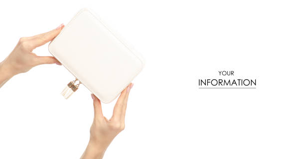 istock White jewelry box in hand beauty in hands pattern 1157748305