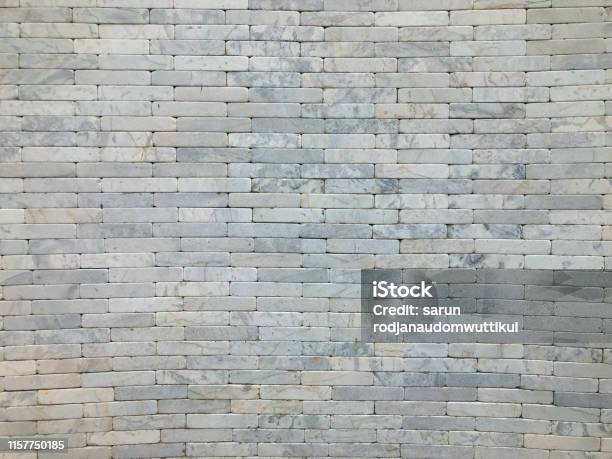 Background Of White Marble Brick Wall Textures Stock Photo - Download Image Now - Abstract, Alternative Rock, Antique