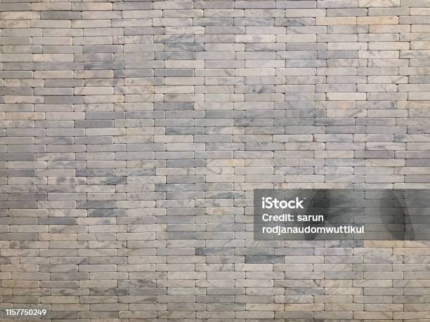 Background Of White Marble Brick Wall Textures Stock Photo - Download Image Now - Abstract, Alternative Rock, Antique