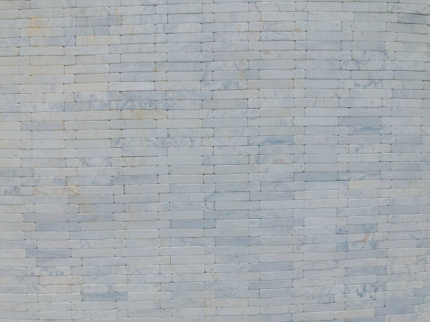 istock Background of white marble brick wall textures 1157750359