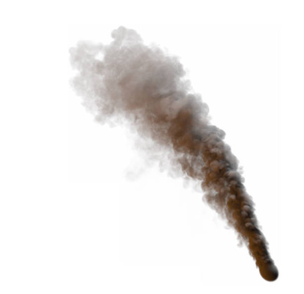istock dense magic smoke isolated on white background - 3D illustration of smoke 1157759505