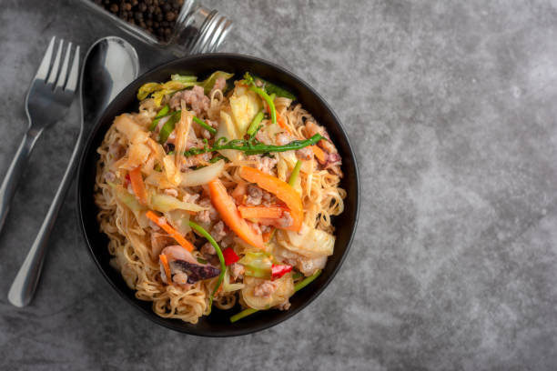 istock Instant Noodle Spicy Salad Thai Recipe. 1157760515