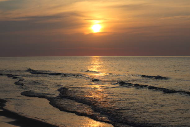 istock Dramatic sunset over the Baltic sea 1157768560