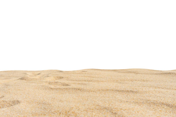plaża piasek tekstura na białym - shell starfish orange sea zdjęcia i obrazy z banku zdjęć