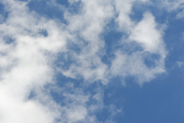 istock Sky background. Clear blue sky with white clouds in day time 1157775517