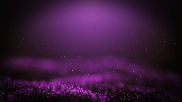 istock Popular Abstract background shining pink dust particles stars sparks wave 3d animation 1157776567