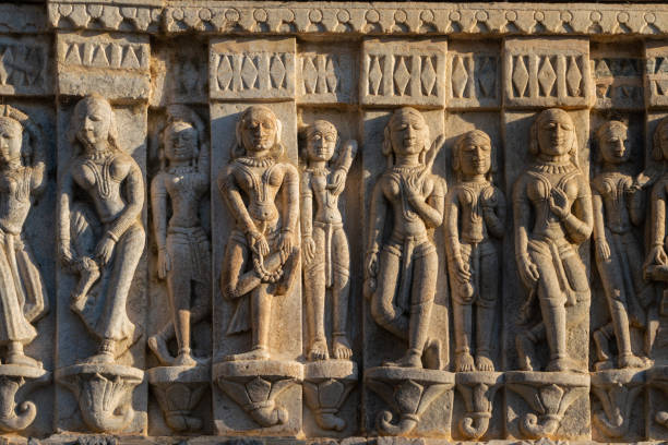 istock Decorative carving, Jagdish temple, Udaipur, Rajasthan, India 1157778015